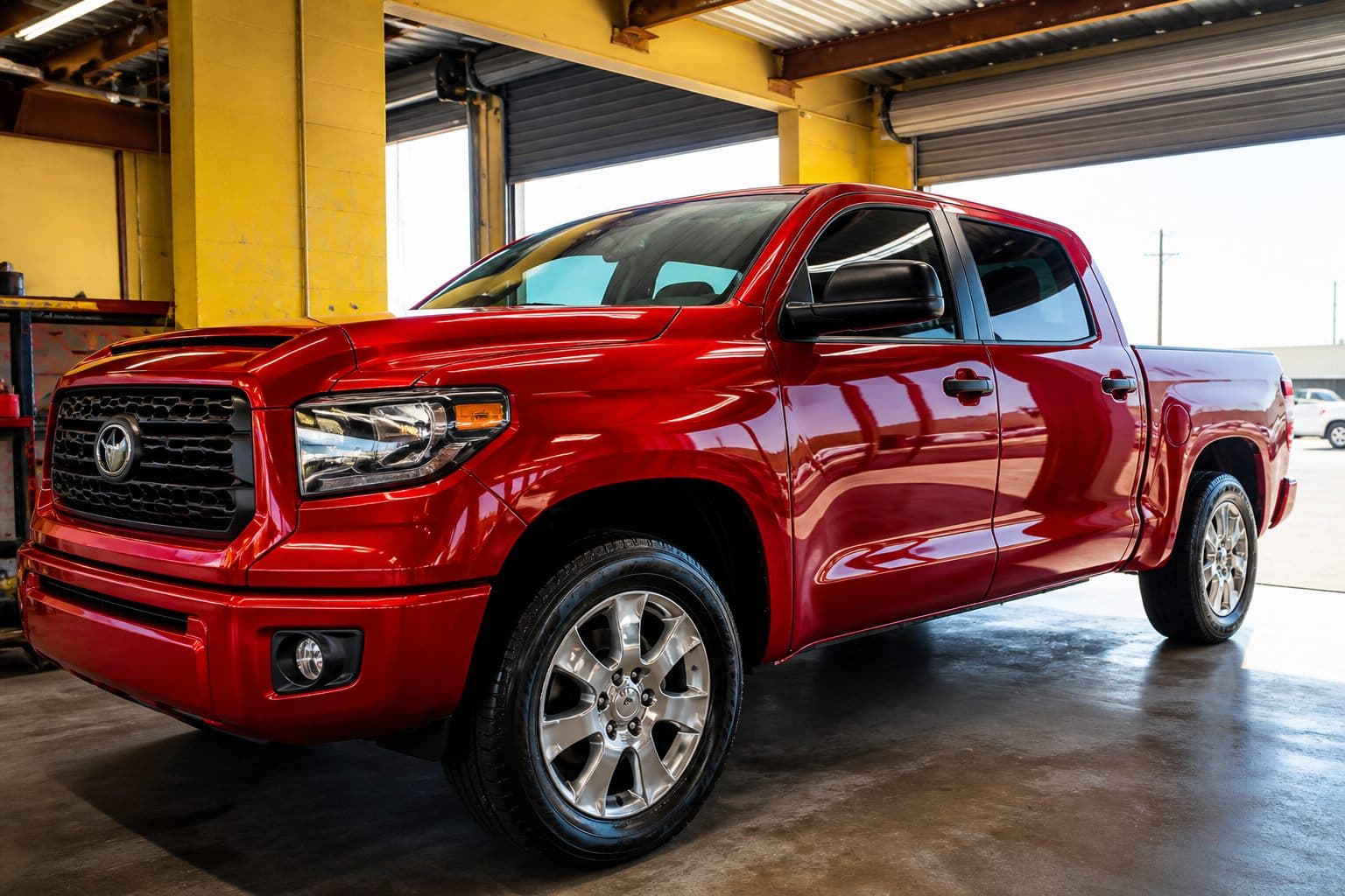 Automotive Refinish Near Me — Collision Paint & Clear Coat, SWFL — Speedeezz Auto Finish truck refinish and spray booth work in Fort Myers