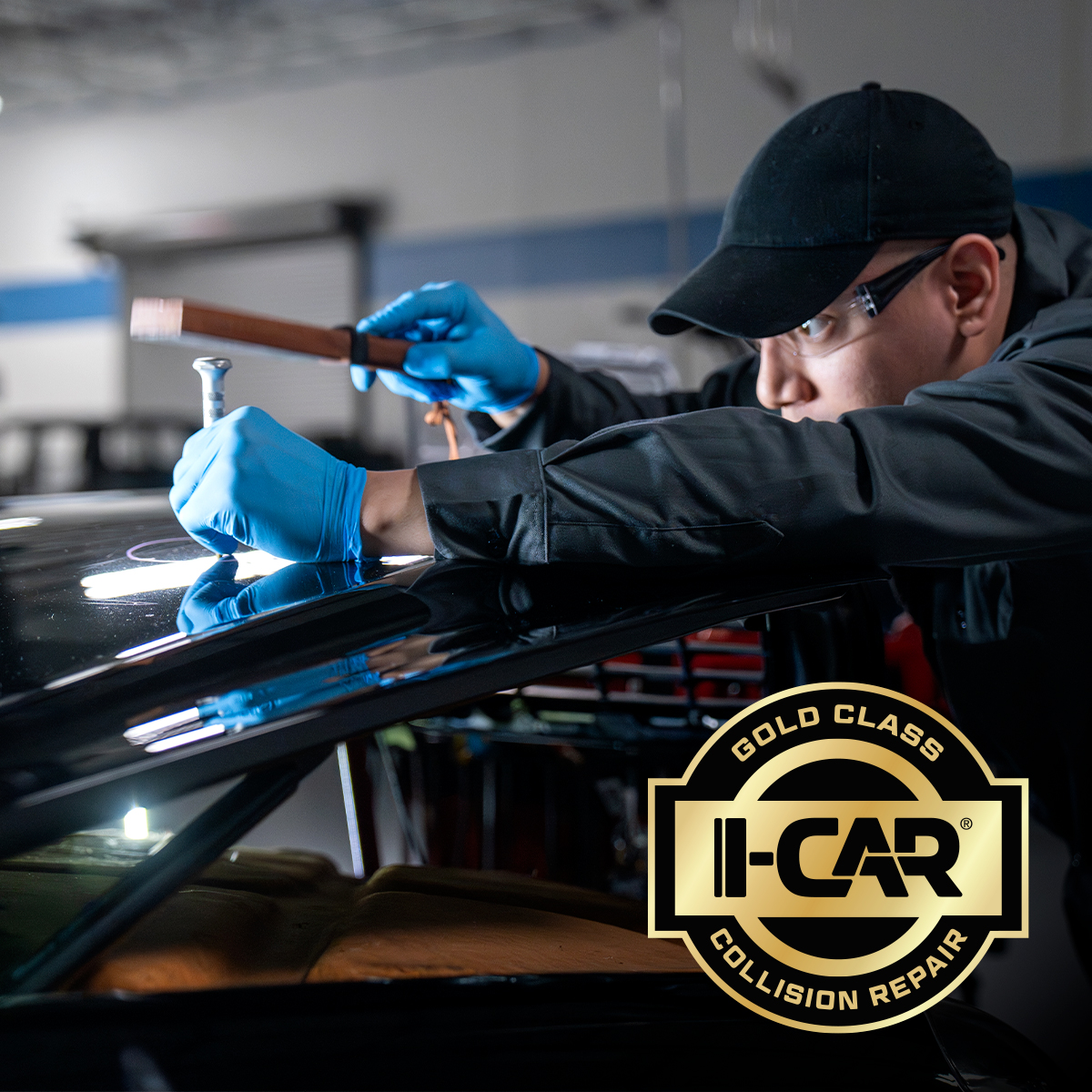 I-CAR trained paintless dent repair at Speedeezz Auto Finish